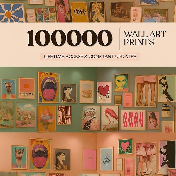 100000+ Printable Wall Art Designs: Boho, Abstract, Nature (PDF Download)